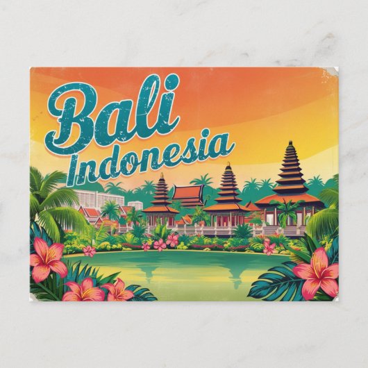  Bali, Indonesië Briefkaart (Voorkant)