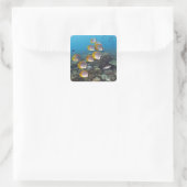 Bali, Indonesië Vierkante Sticker (Tas)
