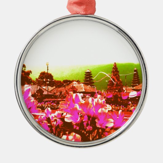 Bali Island Paradise Metalen Ornament (Voorkant)