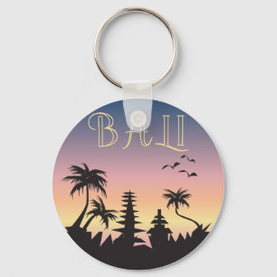 Bali Island Toerisme Teken Sleutelhanger