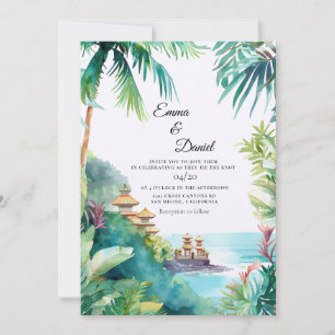 Bali Landschap Bestemming Huwelijk Kaart