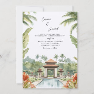 Bali Landschap Bestemming Trouwen Kaart