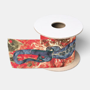 BALI LIZARD Design Blue + jouw ideeën Lint