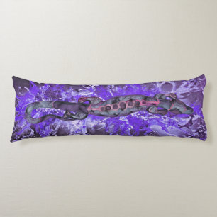  BALI LIZARD Design violet + uw ideeën Lichaamskussen