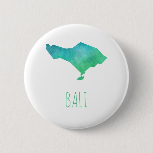 Bali Map Ronde Button 5,7 Cm (Voorkant)
