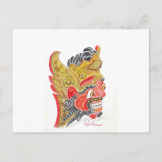 Bali-masker Briefkaart