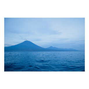 Bali Mount Agung Vroeg Ochtend Kunstposter Perfect Poster