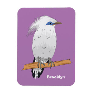 Bali Myna tropische exotische vogel Magneet