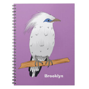 Bali Myna tropische exotische vogel Notitieboek