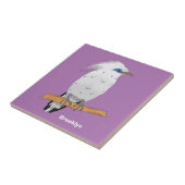 Bali Myna tropische exotische vogel Tegeltje (Zijkant)