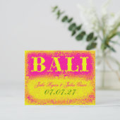 BALI Opslaan datum Save The Date (Staand voorkant)