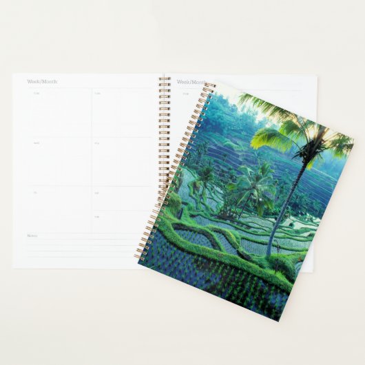 Bali | Overzicht van rijstterrassen Planner (Display)