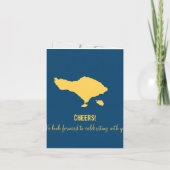 Bali Passport bruiloft uitnodiging (Achterkant)