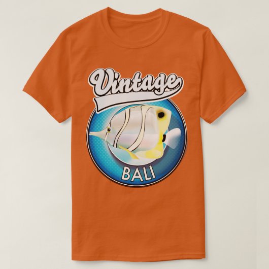 Bali retro T-shirt (Design voorkant)