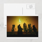 Bali-schaduwpoppen Briefkaart (Voorkant / Achterkant)