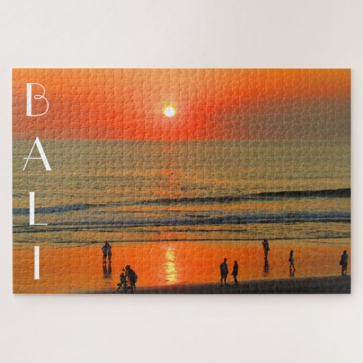 bali seminyak - zonsondergang legpuzzel (Horizontaal)