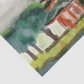 Bali Sjabloon Losse waterverf schilderij Tissuepapier (Detail)