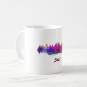 Bali skyline in watercolor koffiemok (Voorkant links)