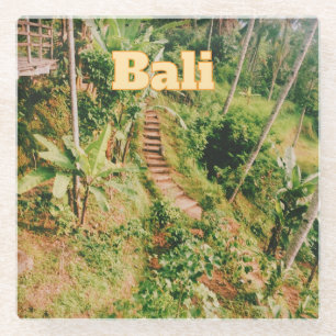 Bali Souvenir Flexibele Foto Magneet Glazen Onderzetter