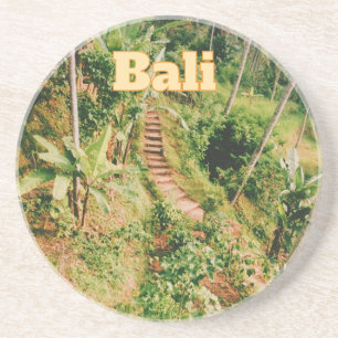Bali Souvenir Flexibele Foto Magneet Zandsteen Onderzetter