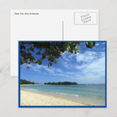 bali strand uitzicht briefkaart (Voorkant / Achterkant)