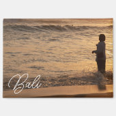 Bali Sunset Fisherman Fridge Magnet Magneet (Voorkant)