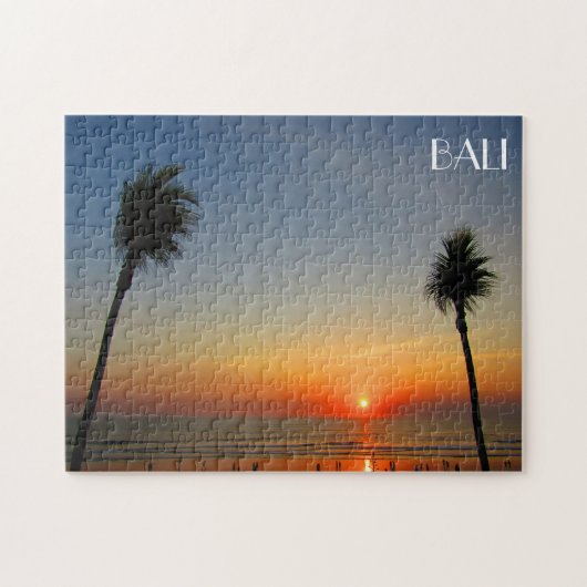 bali sunset legpuzzel (Horizontaal)