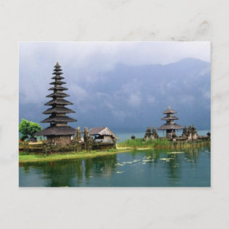 bali tempel indonesië briefkaart