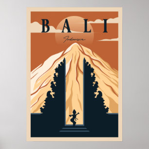 Bali Travel Poster