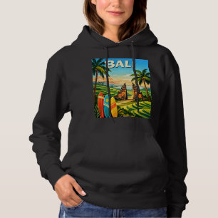 Bali Tropische Retro Travel Hoodie