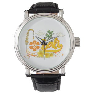 Bali Vakantie Tropische Eiland Strand Matching Horloge