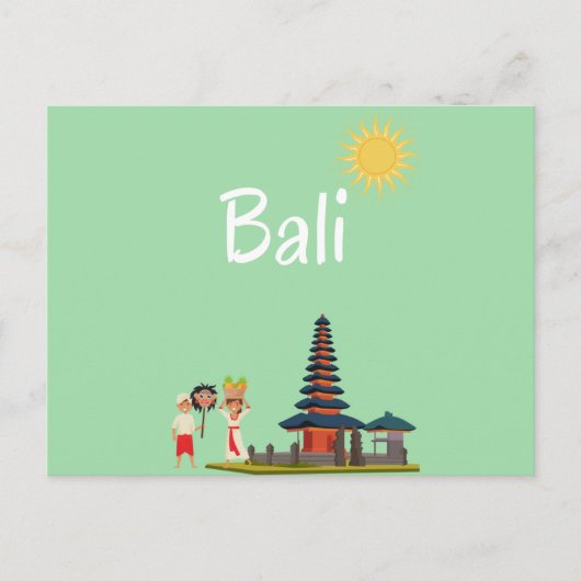 Bali Vibes 2 Briefkaart (Voorkant)