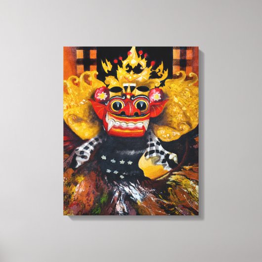 Balinais Barong Enveloppé Toile (Recto)