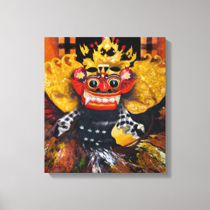 Balinais Barong Enveloppé Toile