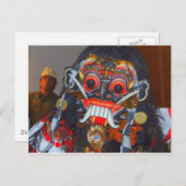 balinedanser briefkaart (Voorkant / Achterkant)