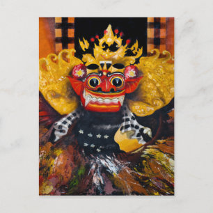 Balinese Barong Briefkaart