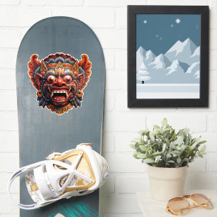 Balinese Barong Spirit Sticker - Natuurlijk