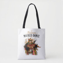 Balinese Gemaskerde Dans Tote Tas