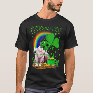 Balinese Kat Regenboog Balinese Kat St Patrick's T-shirt