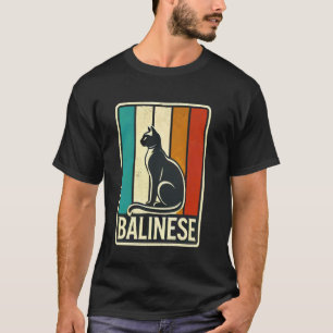 Balinese Kattenras Kitty Liefhebber Dier Huisdier T-shirt