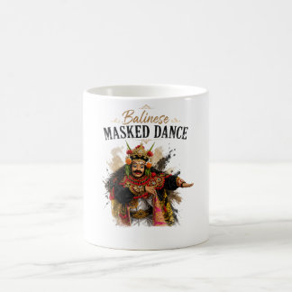 Balinese Masked Dance Mug Koffiemok