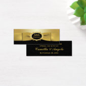 Balise 50e anniversaire Black and Gold Favor (Bureau)