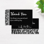 Balise Black White Zebra Wedding Favor (Bureau)