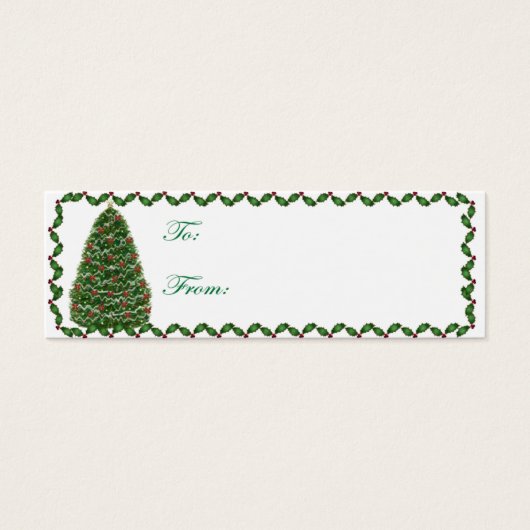 Balise cadeau d'arbre de Noël (Devant)