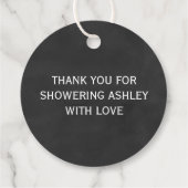 Balise cadeau de bébé, étiquettes de Baby shower,  (Dos)