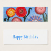 Balise Cadeau de célébration de Hazy Meadows (Devant & derrière)