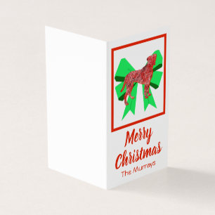 Balise cadeau de chien de Noël et de chien de gard