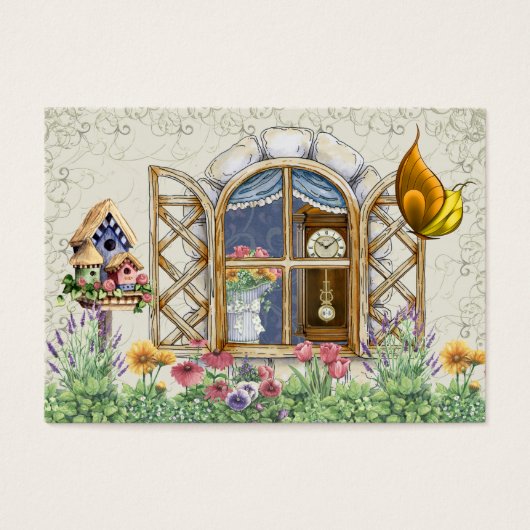 Balise cadeau de fenêtre de chalet - SRF (Devant)