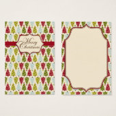 Balise cadeau de la forêt de Noël 2 (Devant & derrière)