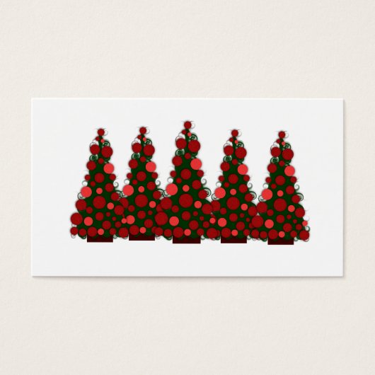 Balise cadeau de l'arbre de Noël rouge (Devant)